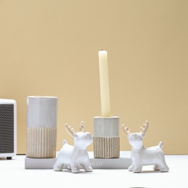 CERAMIC CANDLEHOLDER